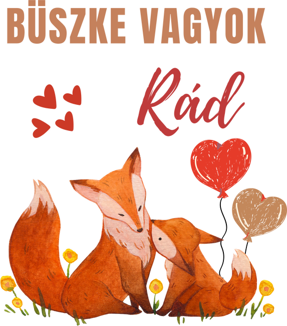 Büszke vagyok Rád Róka mama és kölyke