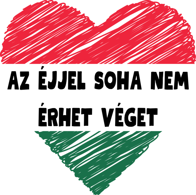 Az éjjel soha nem érhet véget! Szurkolói póló! Magyar válogatott