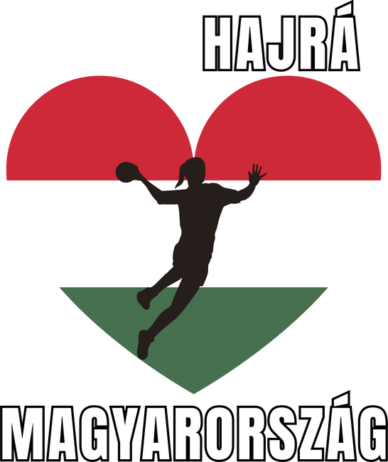 Kézilabda, Hajrá Magyarország, Magyar szív, Szurkolói design