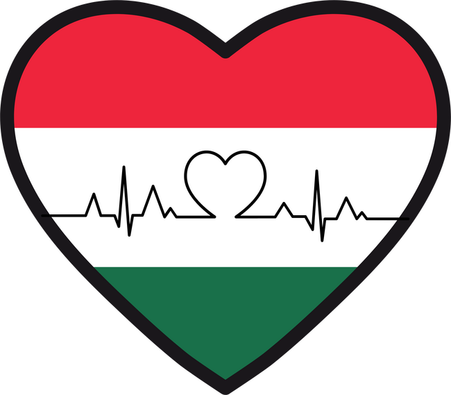 Magyarország - Magyar szív - Szurkolói minta