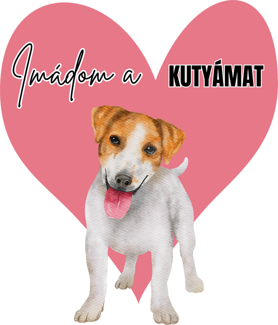 Imádom a kutyámat - kutyás minta