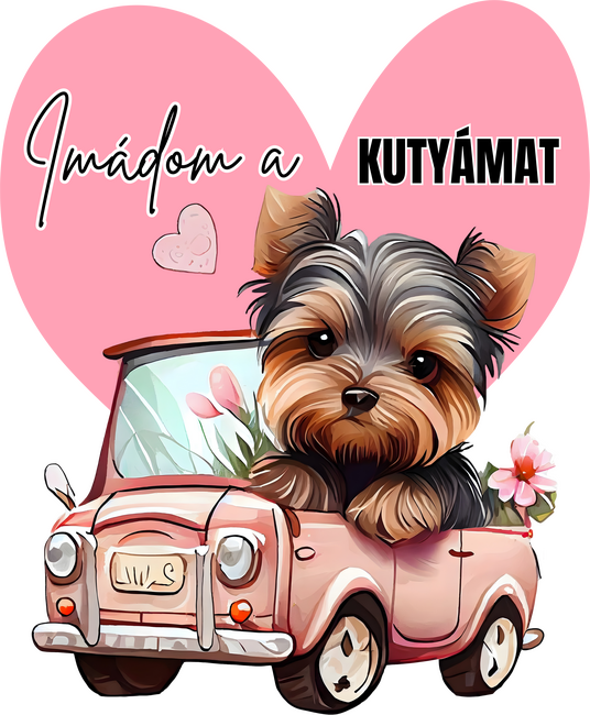Yorki - Imádom a kutyámat - Kutyás minta