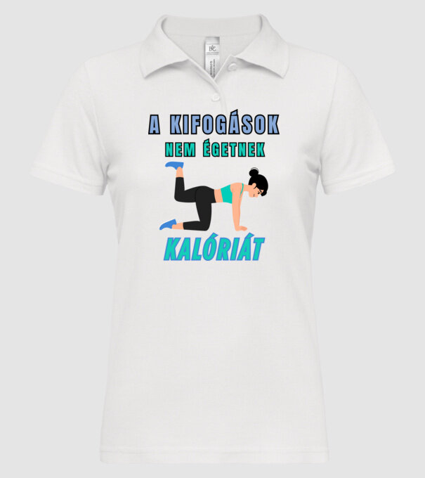 minta fehér pólón