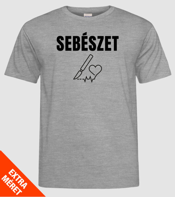 minta szürke pólón