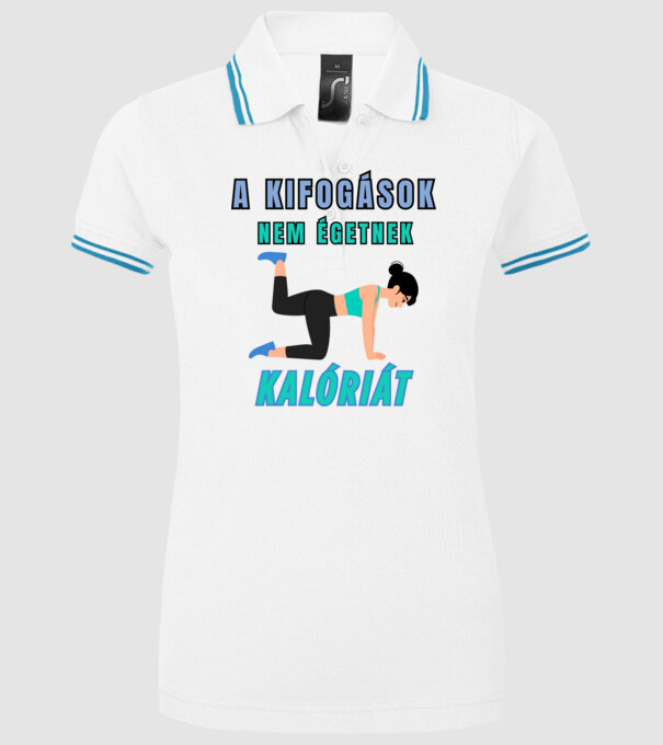  minta fehér pólón