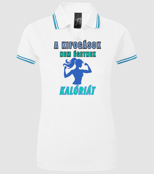 minta fehér pólón