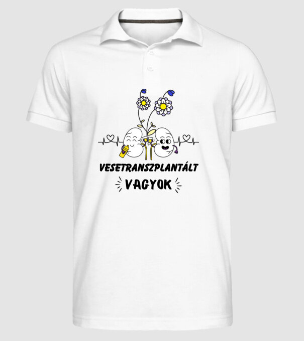  minta fehér pólón