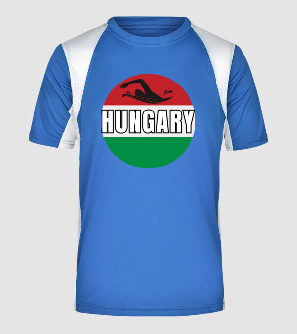  minta királykék pólón