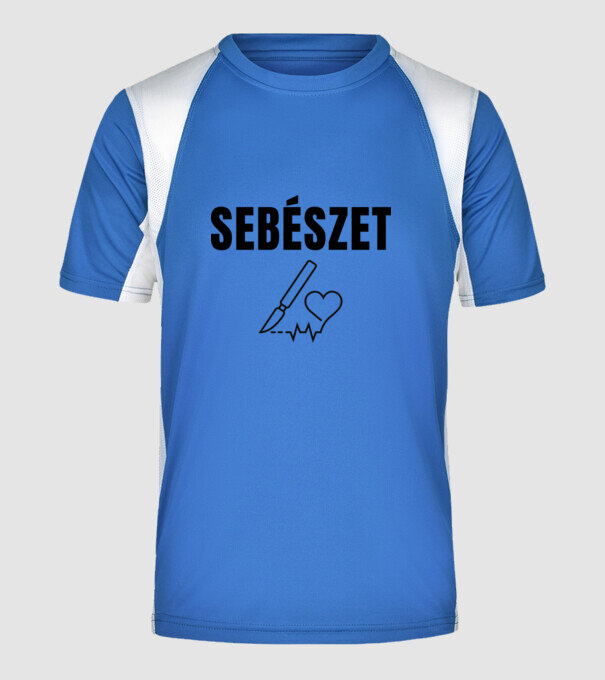 minta királykék pólón