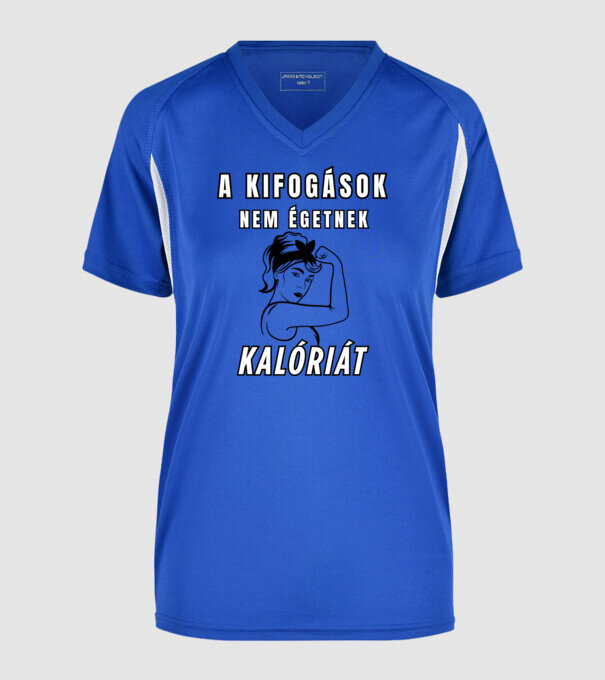  minta királykék pólón