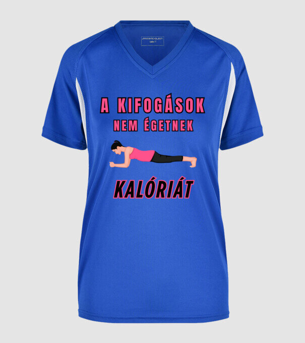  minta királykék pólón