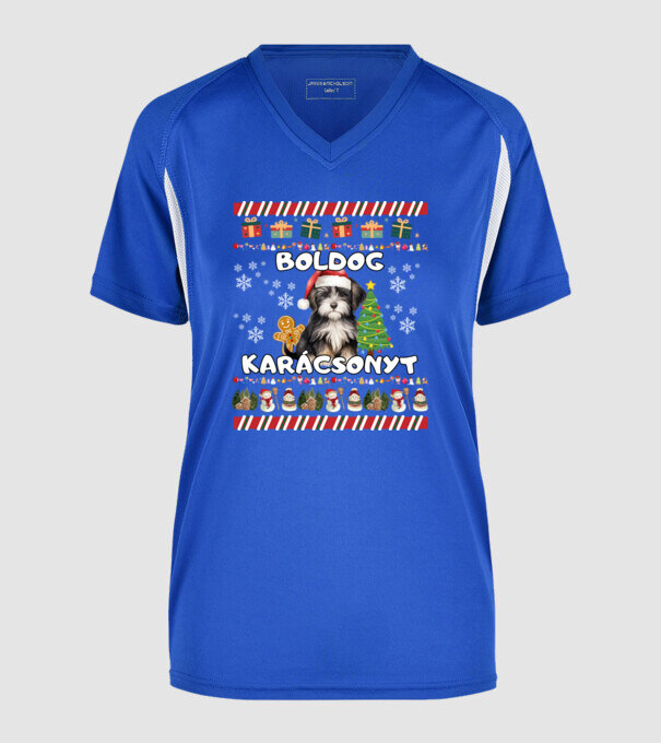  minta királykék pólón