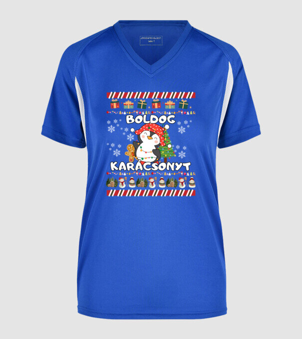  minta királykék pólón