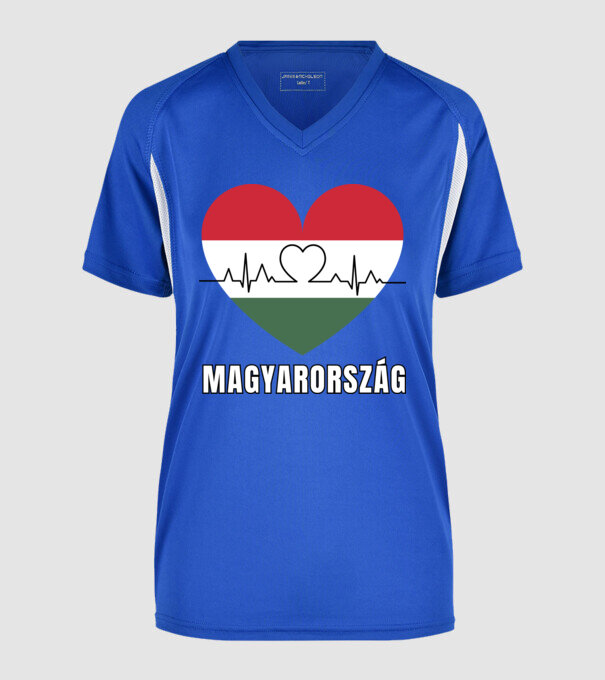  minta királykék pólón