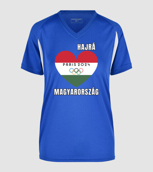  minta királykék pólón