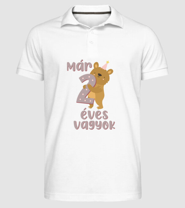  minta fehér pólón